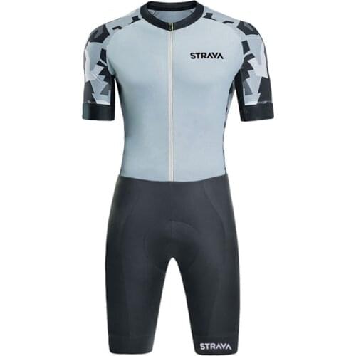 2021 Strava Profession one piece cycling suit Triathlon culote ciclismo hombre gel 20D gel Bike cycling Skinsuits Jumpsuit