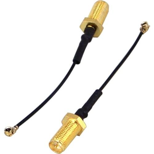 4PCS 17cm WiFi 2.4g Antenna Aerial RP-SMA Male wireless router PCI U.FL IPX to RP SMA Male Pigtail Cable +2.4GHz 3dBi