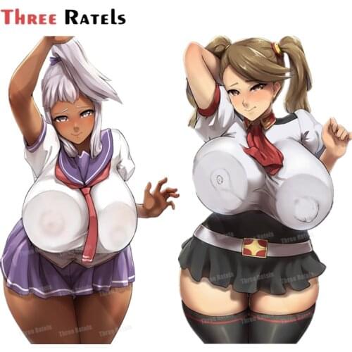 A589 Sazaki Kaoruko Akaza Chacha Maken Ki BBW Hentai Sexy Anime Girl Car Bumper Hood Paint Protection Sticker Anti Scratch Decal