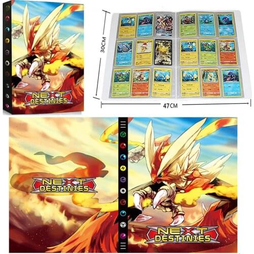 TAKARA TOMY 432Pcs Album Pokemon Card Book Playing Game Cards Map Folder Collection Holder Cartoon Loaded List Kids Toy Gift