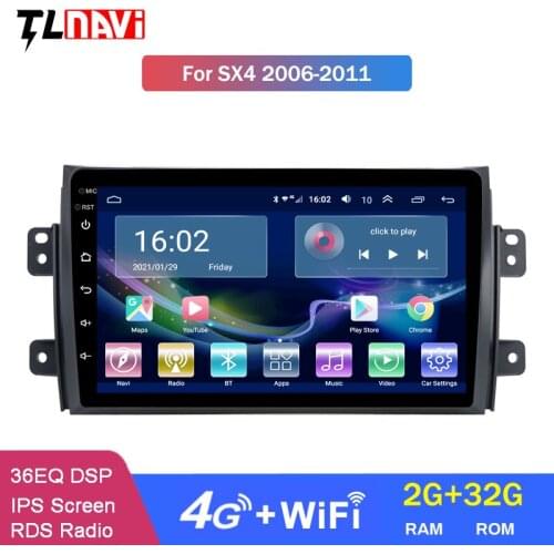 4G Lte All Net IPS Screen Car Radio For Suzuki SX4 2006-2012 Android 10 Multimedia GPS Navigation Player