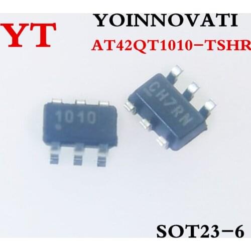 100pcs/lot AT42QT1010-TSHR AT42QT1010 TOUCH SENSOR 1KEY SOT23-6 best quality