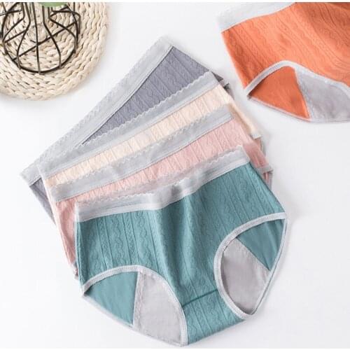 DREEM 2pcs Sexy Lace Panties Women Menstrual Underpants Briefs Physiological Period Lingerie Female Sleeping Intimates Lingerie