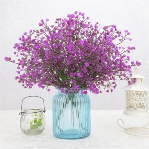 Artificial Flowers Hydrangea Branch Home Wedding Decor Autum Silk Plastic Flower High Quality Fake Flower Party Room Decoration