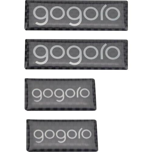 KODASKIN Motorcycle 3D Raise Real Carbon Stickers Emblem Decals for Motorbike GOGORO