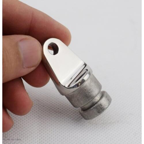 316 Stainless-Steel 22mm 7/8" Round Inside Eye End for Bimini Top