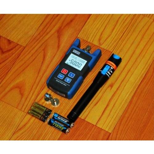 TL510C -50~+26dB FC SC Connector Handheld Optical Power Meter with TL532 Red Light Visual Fault Locator 1mw
