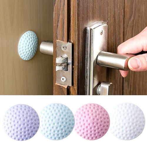 Creative shock pad Self Adhesive Wall Buffer Stop Protector Door Handle Bumper Stopper Rubber Stop Door Stops