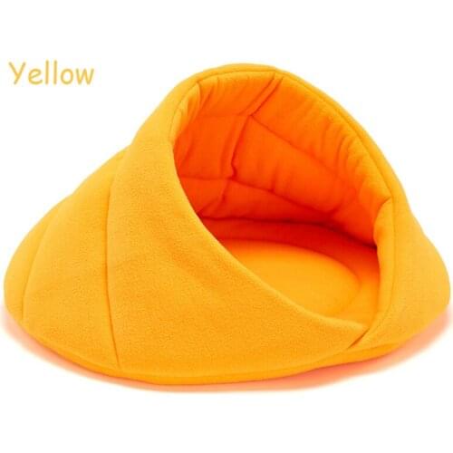 Small Pet Plush Dog-Hole Kennel Dog Bed Teddy Breath Semi-Closed Colorful For Little Cats Or Dogs