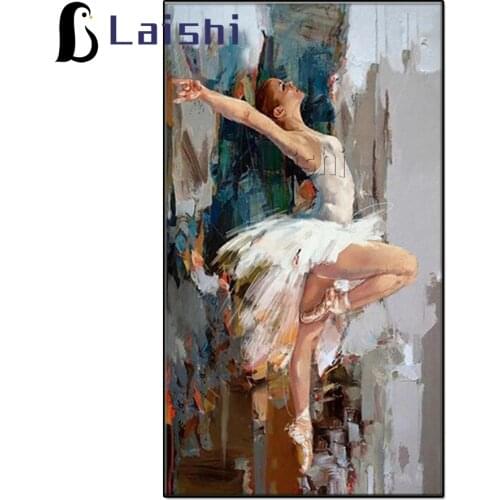 NEW 5D DIY Diamond Painting abstract Ballet Girl Diamond Embroidery Cross Stitch Needlework Gift Full Rhinestone Decoration