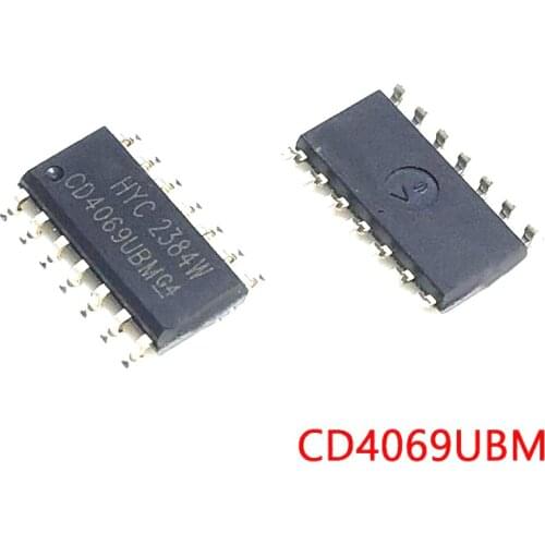 10PCS CD4069UBM SOP-14 CD4069 CD4069BM 4069 SOP14 SMD New and Original IC Chipset