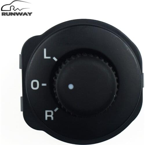 New Exterior Rear Side Mirror Switch Adjust Knob For SKODA Fabia Roomster # 5J1 959 565A 5J1959565A