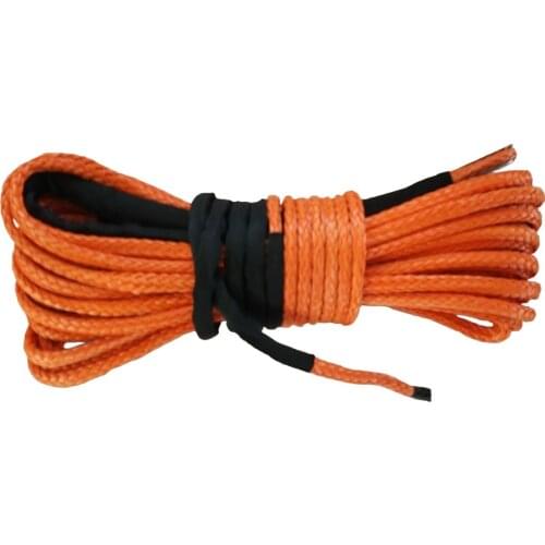 Wholesale 12mm*28m UHMWPE synthetic winch rope for offroad 4wd,auto parts