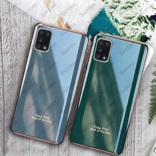 Skinlee Case For Realme 7 5G Soft Electroplate Plating Shockproof Bumper Phone Cover For Realme 7 Pro Case