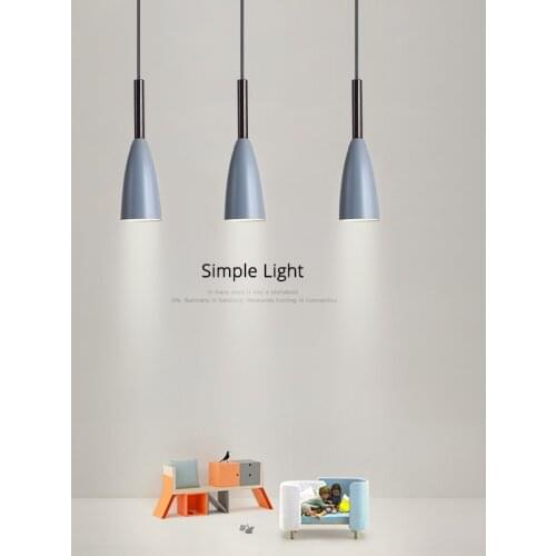 Modern Dining room lamp pendant lights LED Kitchen aluminum silica suspension hanging cord lamp for dinning room lamparas