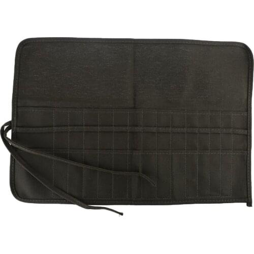 30 Slots Paint Brush Storage Pen Curtain Pencil Bag for Watercolor Gouache Artist Roll Pouch Wrap Holder