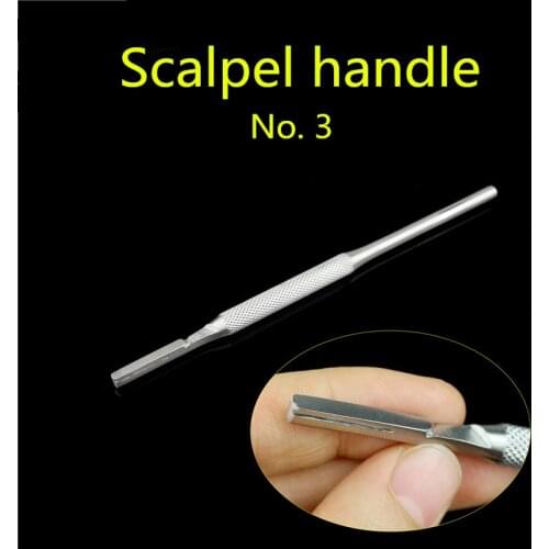 Stomatology Department Scalpel handle Circular medical round Garden surgical blade Handle No.3 oral Dental implant device