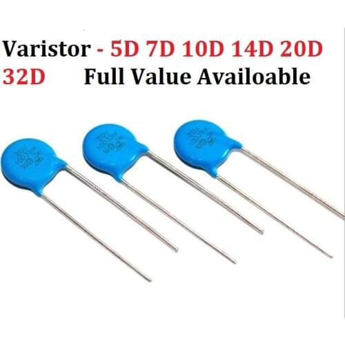 5PCS Varistor 10D561K 14D471K 14D470K 20D471K 20D201K 20D391K 20D102K 32D431K 32D431K