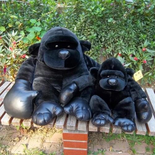 High quality goods cute monkey doll boxing Orangutan soft plush toy pillow home decoration birthday gift h2862