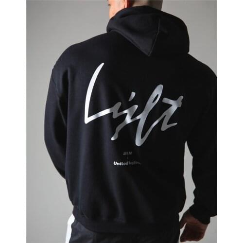 JAPAN Autumn Winter Mens Hoodies Outdoor Fitness Casual Jacket Warm Hooded Sweatshirt Print Jogging Sweatshirt Male Pullover