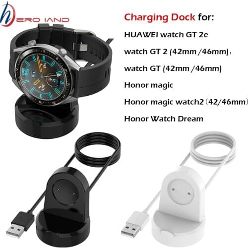 Chargers for Huawei Watch GT Smart Watches GT2e GT2 42mm 46mm Sport Classic Active Honor Magic 1/2 USB Cable Dock Accessories
