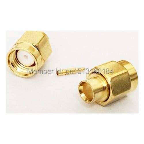 1pc SMA Male Plug RF Coax Modem Convertor Connector Solder Cable RG402,141" Straight Goldplated NEW wholesale