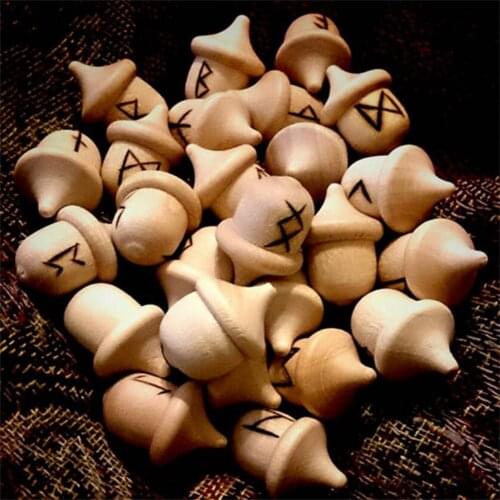 10pcs Wood Acorns Unfinished Wood For Painting DIY Waldorf Doll Making Cute Kids Fashion Craft Accessories