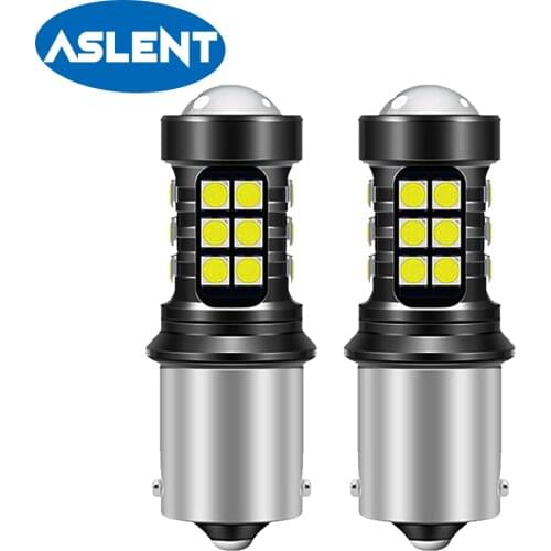 2x W16W T15 1156 P21W BA15S 7440 W21W WY21W LED Bulbs 3030 27SMD Canbus Backup Light 921 912 Car Reverse Lamp Xenon White 12V