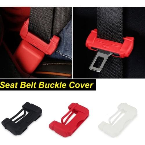 2x Car Silicon Seat Belt Buckle Cover Accessories For Chevrolet Cruze Orlando Lacetti Lova Sail EPICA Malibu Volt Camaro