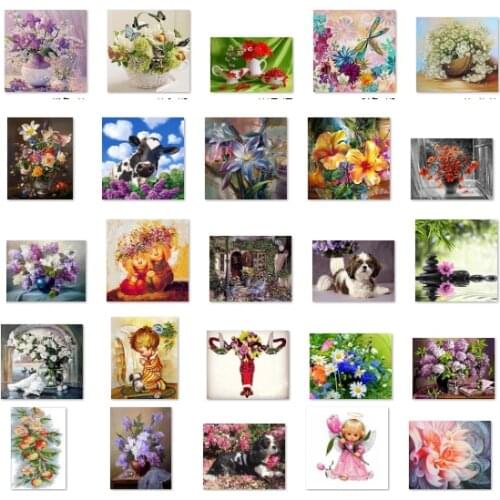 A29258 Flower Dream cross stitch kit people 18ct 14ct 11ct count canvas stitches embroidery DIY handmade needlework
