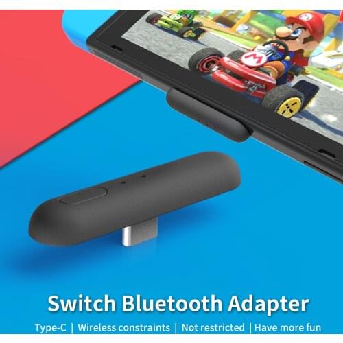 Wireless Bluetooth Transmitter V5.0 Receiver For Nintendo Switch/PS4/PC Stereo Audio Transmitter Type-C USB Wireless Adapter