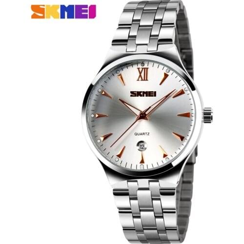 SKMEI Quartz Watch Men Top Luxury Brand Fashion Sport Waterproof Clock Womens Watches Mens Wristwatch Thin Relogio Masculino
