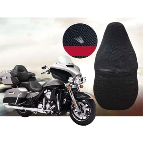 For Harley-Davidson Electra Glide Rear Seat Cowl Cover 3D Mesh Protector Motorcycle Accessories