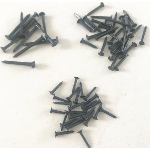 Black Shoes Nails Repair Upholstery Tacks Square Shoes Repairing Nail Tacks Shoemaker Nails Length 10 13 16 19 22 25MM