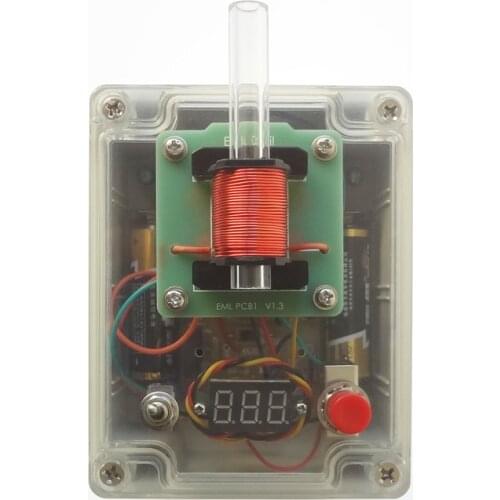 Teaching steam electronic experimental science middle school electromagnetic gun