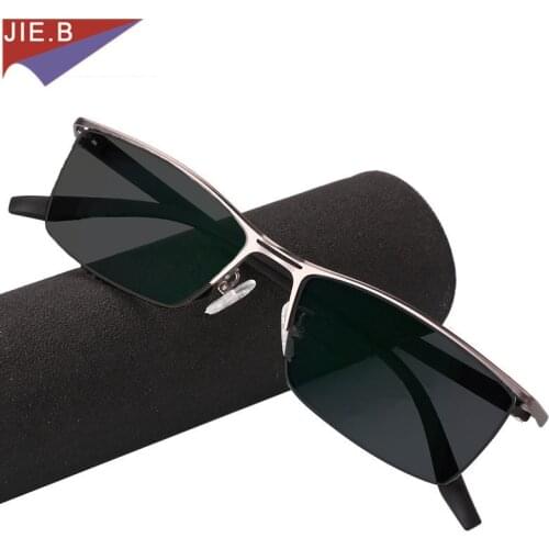 2020 Titanium Alloy Mens and Womens Photochromic Presbyopia Automatic Color Change Presbyopia Diopter Glasses