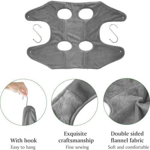 Cat Hammock Helper Dog Grooming Hammock 2 in 1 for Pet Bath Washing and Nail Trimming