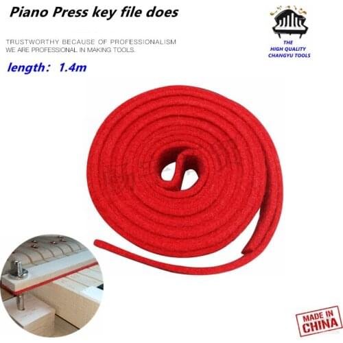 Piano tuning tools accessories - Piano key stop rail felt , Press key file does - Piano repair tool parts