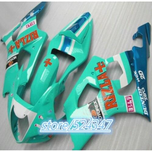 Injection SKY-Blue for GSXR1000 03-04 K3 K4 GSXR 1000 R GSXR 1000 03 04 2003 2004 fairing for Suzuki