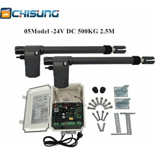 Remote Control Dual Swing Gate Opener With Two Arms for Garage Door Openers