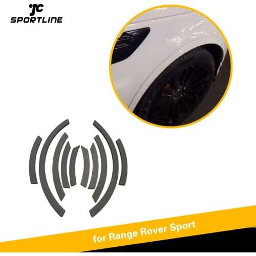 Car Side Fender Flares Cover For Land Rover Range Rover 2018 2019 Wheel Arches Mudguards Trims PP Grey