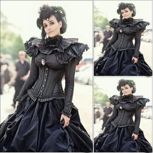 On sale SC-1202 Victorian Gothic/Civil War Southern Belle Ball Gown Dress Halloween Theater Edwardian dresses Sz US 6-26 XS-6XL