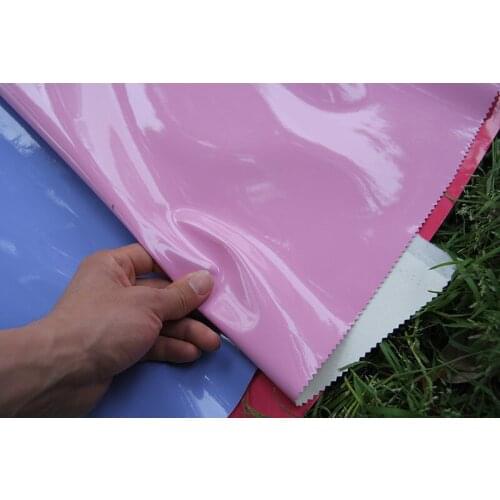 0.7mm synthetic PU leather/ mirror roe grain/ fabric for Shoes, bags, clothing, belts, household, furniture