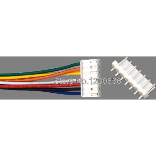 150mm VH3.96 3.96mm 7 pin Female 22AWG Wire with Male Connector