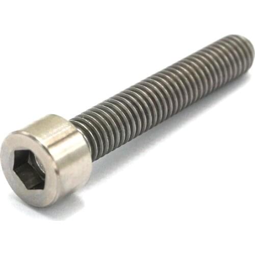LOT 4 M6 x 35mm Original Color TC4 GR5 Titanium Alloy Allen Hex Screw Column Head Bolts For Bicycle