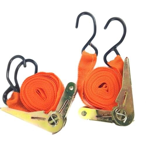 2 Pcs Endless Ratchet Strap Tie Downs High Strength Multipurpose Durable Load Cargo M8617
