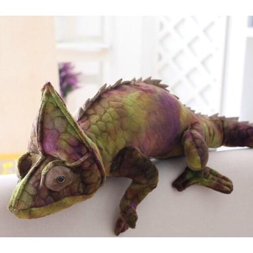 2018 MAR New Chameleon Plush Toy Simulation Lizard Pillow Cushion Wholesale Christmas Promotion