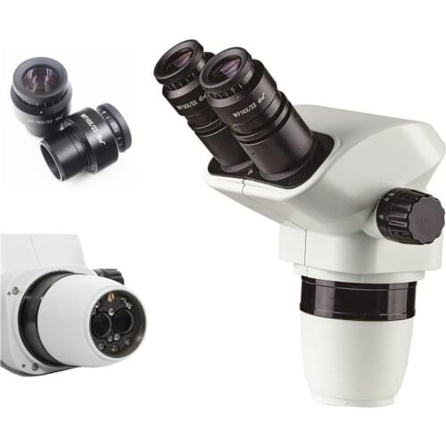 6.7X-45X Simul-focal Zoom Binocular Microscopes Head Phone Board Repair with 10X Eyepiece