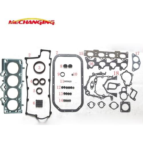 For HYUNDAI ELANTRA 16V G4GM G4DM Engine Parts Automotive Spare Parts Full Gasket Set Engine Gasket 20910-23B00 50151100