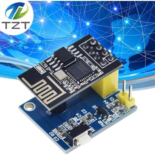 ESP8266 ESP-01 ESP-01S DS18B20 Temperature Humidity Sensor Module esp8266 Wifi NodeMCU Smart Home DIY Kit (with ESP01)